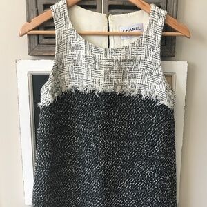 Chanel tweed dress
